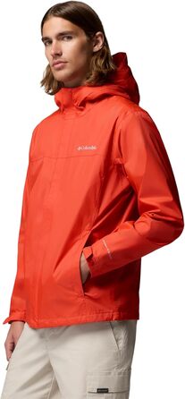 Чоловіча водонепроникна куртка Columbia Watertight II Rain Jacket, колір Super Sonic, розмір M