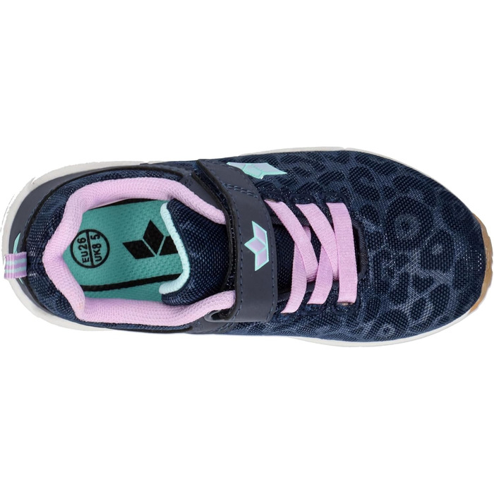 Дитячі спортивні туфлі Lico Alisa для залу, розмір 28 EU, блакитно-фіолетові