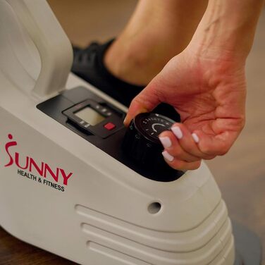 Магнітний міні-велотренажер Sunny Health & Fitness Smart: підстільний педальний тренажер для сеньйорів та кардіо-тренувань вдома з підтримкою додатка SunnyFit