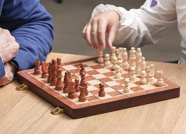 Шахи Engelhart, дерев'яні, складані, 30 x 30 см