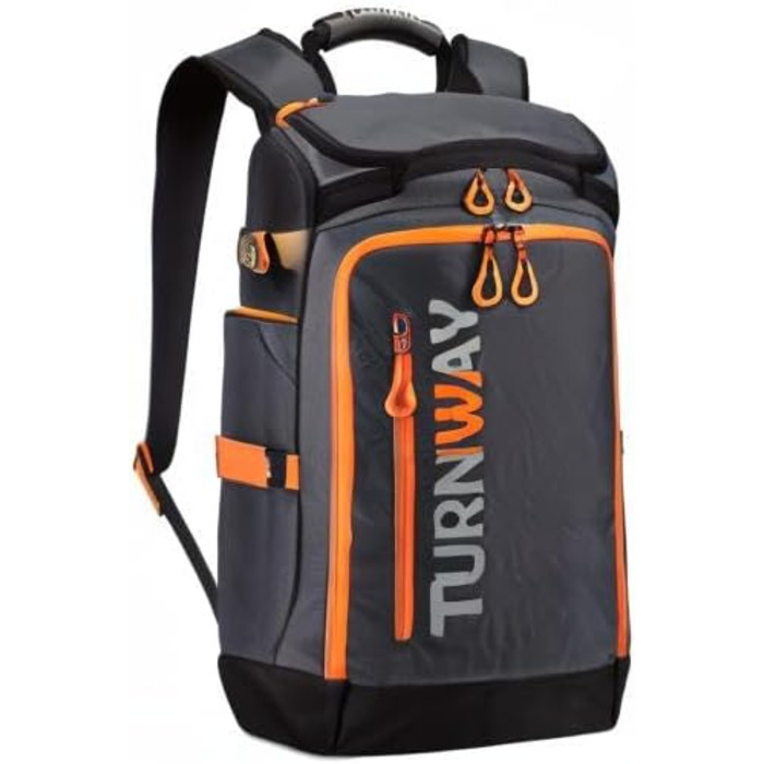 Сумка для сноуборду/лиж TurnWay | Для зберігання та транспортування спорядження, куртки, шолома, маски, рукавиць та аксесуарів. Колір: сіро-помаранчевий