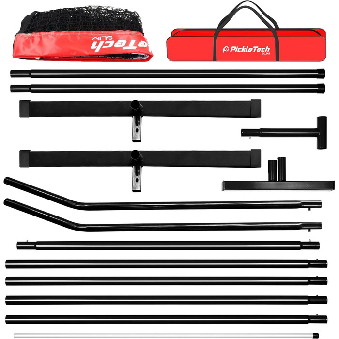 PickleTech 4.0: Портативна сітка для піклболу, 6.6 м, Outdoor, з сумкою, сертифікат USAPA