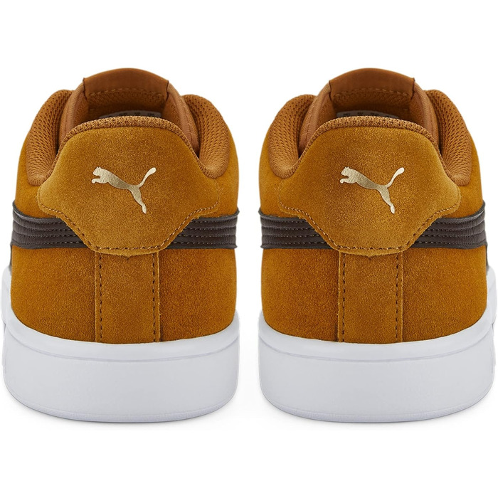 Кросівки PUMA Smash V2 унісекс (Desert Tan Dark Chocolate Puma Team Gold), 36 EU