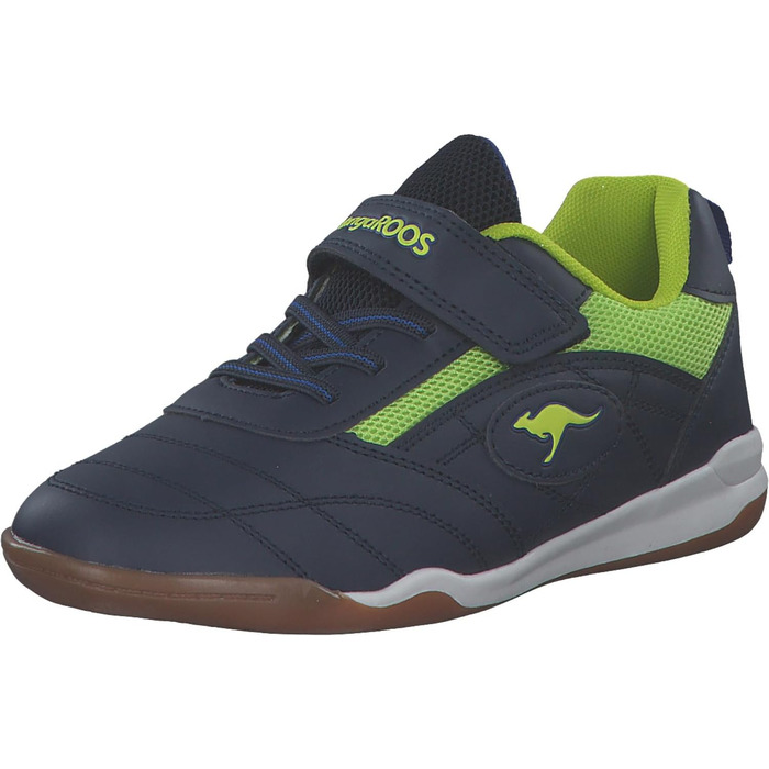 Дитячі спортивні зала-тенісні кросівки KangaROOS Backyard 2.0 (36 EU) - темно-синій, лайм