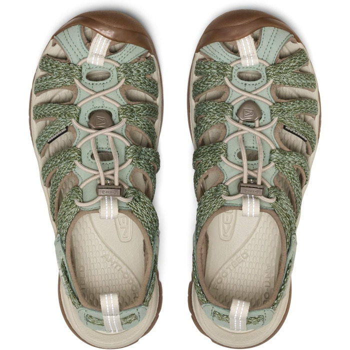 KEEN Whisper Sportsandalen - жіночі спортивні сандалі з закритим носком (40 EU, Lily Pad)