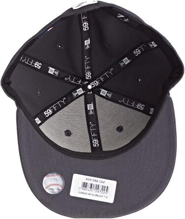 Кепка New Era New York Yankees 59fifty MLB Basic чорний/білий (58.7, Graphite/Weiss)