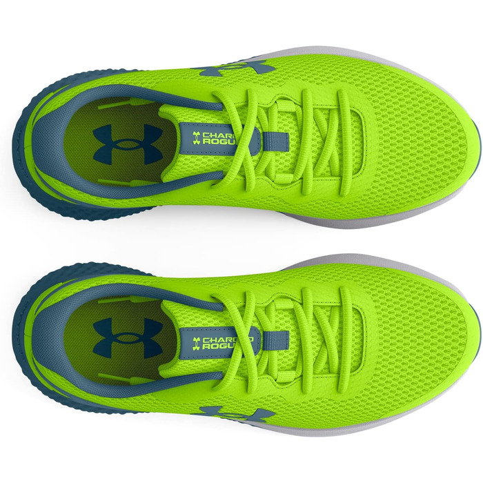 Дитячі кросівки Under Armour Ua Rogue 3 Al для дівчаток, розмір 38.5 EU, Lime Surge, з технологією Visual Cushioning