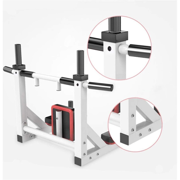 Кімнатна турнік для стіни 2-в-1 з платформою для віджимань, чорний. Макс. навантаження 500 кг. Фітнес для дому