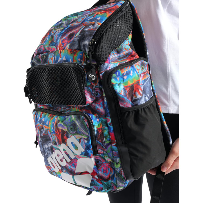 Рюкзак для плавання Arena One Go 45L з прикрасою 'Морська черепаха' – спортивний рюкзак для подорожей