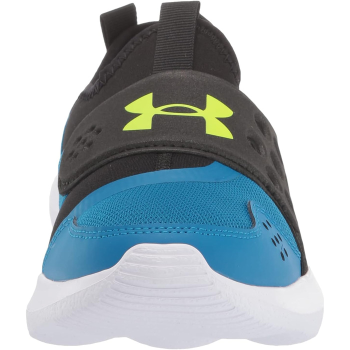 Дитячі кросівки для бігу Under Armour BPS Essential, чорно-білі (30 EU, Cruise Blau Schwarz Warngelb)