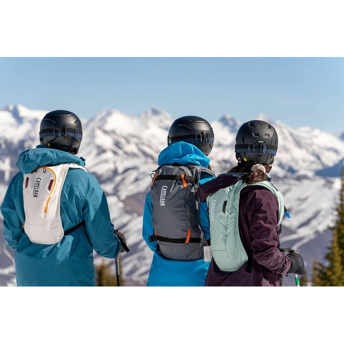 Гідраторний рюкзак CamelBak Zoid сірий/помаранчевий для спорту