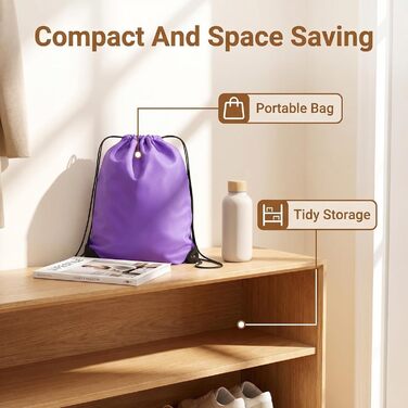 Набір для пілатесу та йоги для жінок-початківців Home Pilates & Yoga Starter Kit: м'яч для гімнастики 22.9 см, еластичні стрічки, кільце для пілатесу, ремені на щиколотки, фіолетовий