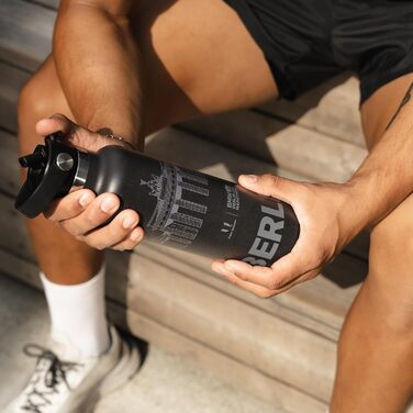 Термокружка-термос Super Sparrow з нержавіючої сталі з трубочкою, 350мл, 500мл, 750мл, 1л, 1.2л, BPA-Free, для спорту, подорожей, школи, активного відпочинку (1000 мл, C- блакитний)