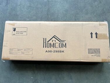 Аеробний степ-платформа HOMCOM, регульована висота 10/15/20 см, для фітнесу та тренувань вдома і на вулиці, до 150 кг, 78×28 см, чорна з синім