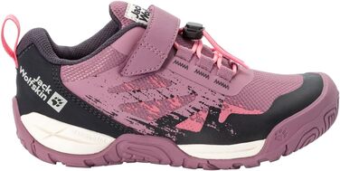 Дитячі кросівки Jack Wolfskin Vili Action Low K - сіро-фіолетові (38 EU)