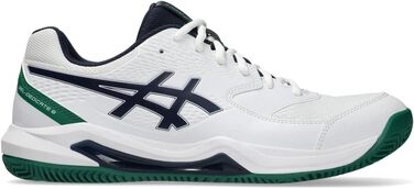 Тенісні кросівки ASICS Dedicate 8 Clay Mann Blau Weiß (42.5 EU, Широкий, Білий Midnight)