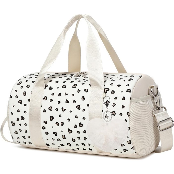 Сумка балерина для дівчаток, танцювальна сумка, спортивна сумка для дітей, сумочка для дівчаток (бежева)