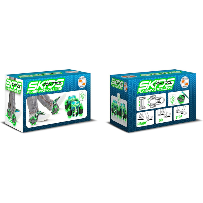 Роликові ковзани Skids Control Lightning Wheels чорного кольору, розміри 30-33