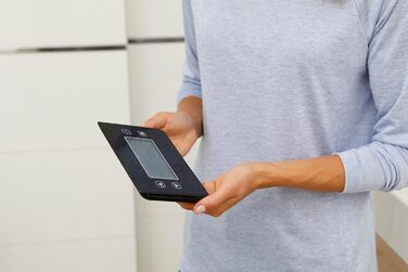 Ваги тіла Medisana BS 460 з цифровим аналізом складу тіла, LCD-дисплеєм, вимірювання жиру, води, м'язів та кісток, до 180 кг, чорний/сріблястий