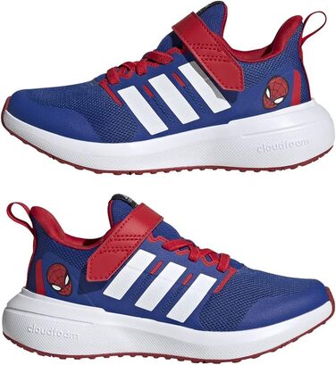 Дитячі кросівки adidas Fortarun 2.0 Spiderman, розмір 32 EU, Team Royal Blue/Ftwr White/Better Scarlet