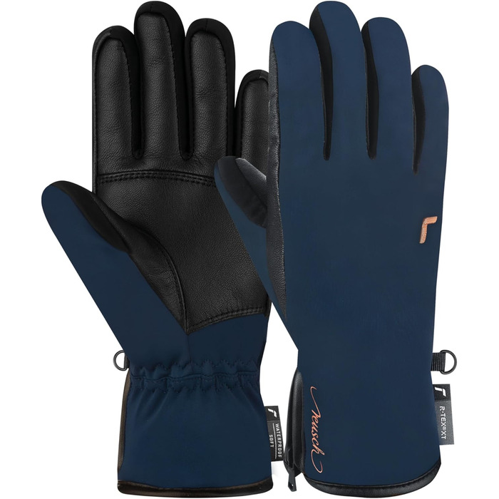 Жіночі лижні рукавички Reusch Tiffany R-Tex XT, розмір 8, синьо-чорні