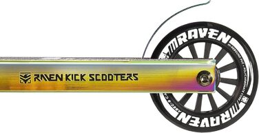 Скутер RAVEN для трюків та вулиці: 100мм колеса, підшипники ABEC-9, Neochrome