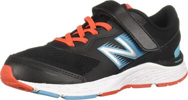 Дитячі кросівки New Balance 680 V6 з підошвою з гуми (Чорний, Ghost Pepper Virtual Sky, 32 см)