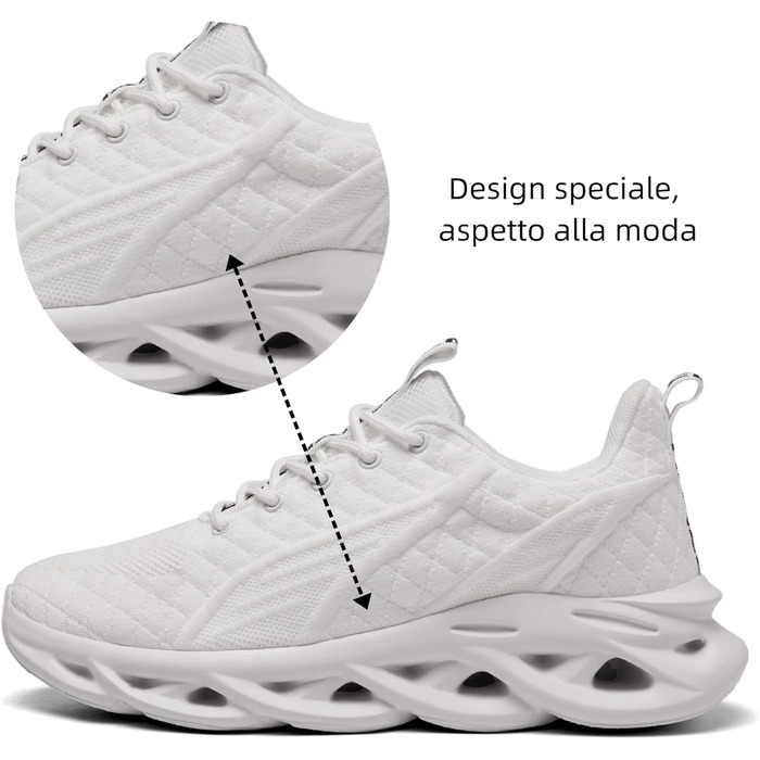 Жіночі кросівки для бігу та фітнесу Adidas (37 EU, білі) - дихаючі, легкі для спорту та прогулянок