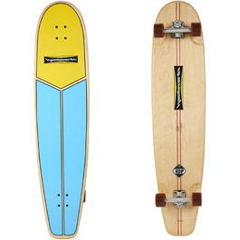 Hamboards Huntington Hop 'Sky Cream' – ручна робота, лонгборд для лендсерфінгу та круїзингу, ламінована береза і клен