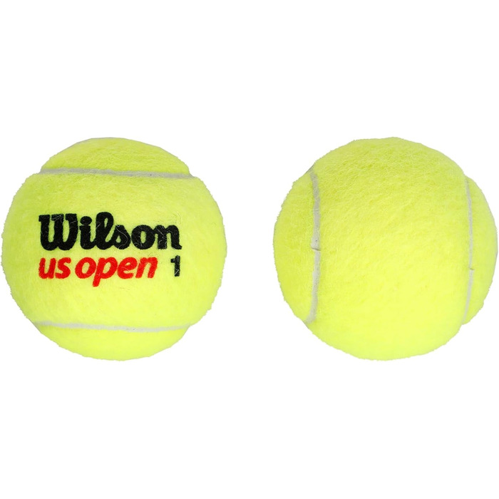 Тенісні м'ячі Wilson US Open для твердих покриттів, жовті, 2 банки по 4 шт.