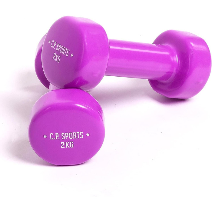 Гантелі для фітнесу C.P.Sports, набір 2 шт, 0,5-12 кг, для жінок і чоловіків, для тренувань, спорту, гімнастики, силових вправ, домашнього спортзалу