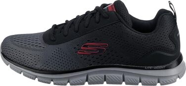 Чоловічі кросівки Skechers Track Ripknit — Спортивне взуття, чорні сітчасті, розмір 43 EU