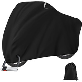 Водонепроникний чохол для велосипеда - гараж для велосипеда 210D Oxford, захисна накидка з сумкою, брезент для велосипеда 200×110×90cm, підходить для 2 велосипедів