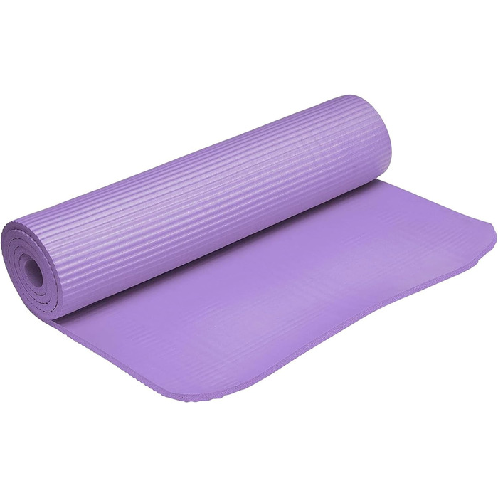 Набір для йоги BalanceFrom GoYoga 7-в-1: килимок 1/2'', ремінь, 2 блоки, рушники, наколінник, фіолетовий