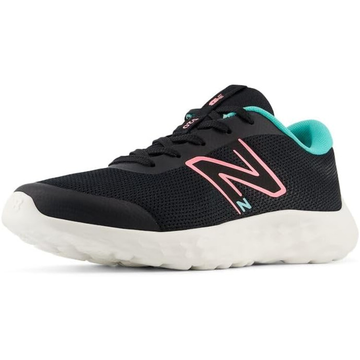 Кросівки New Balance 411v3 для дітей та дорослих (6.5 Wide, чорний, ультра-рожевий, кишеньковий смарагд)