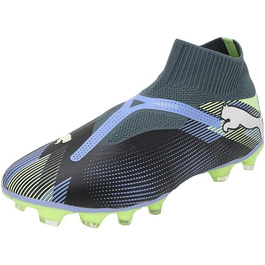 Кросівки футбольні PUMA Future 7 Match+ Ll Fg/Ag, 46 EU, Gray Skies/Puma White/Fizzy Apple