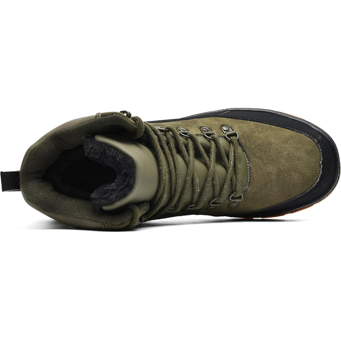 Чоловічі зимові черевики Wondamo: теплі, водонепроникні, з антиковзким покриттям, для активного відпочинку на природі, розмір 41 EU, зелені