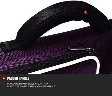 Більярдний кий Collapsar 2x4 Hart з чохлом, фіолетовий нейлон