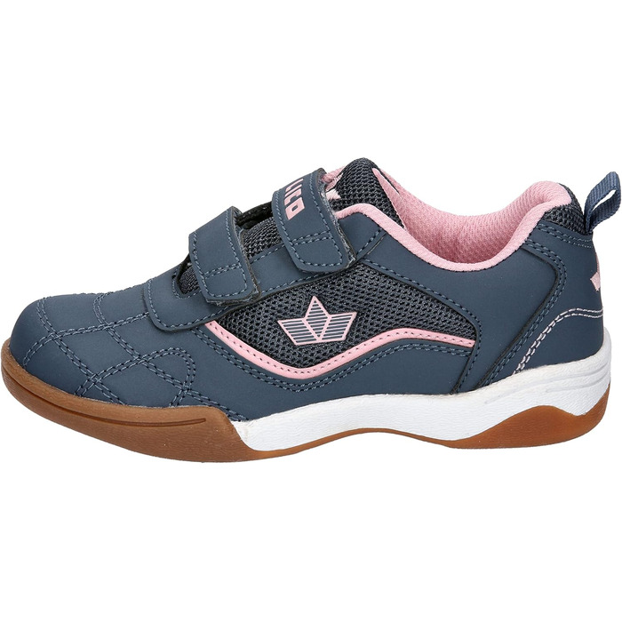 Дитячі спортивні зала спортивні черевики Lico Sloan (28 EU, сірий, рожевий)