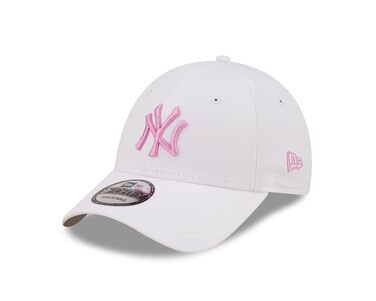 Кепка New Era Yankees White Pink #34222 (Універсальний розмір)