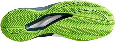 Тенісне взуття Wilson Rush Pro Ace Clay для ґрунту, розмір 47 1/3 EU, білий, Ponderosa Pine, Jasmine Green