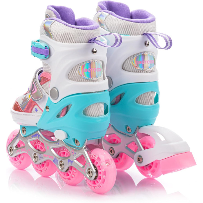 Дитячі ролики M Lunar з LED підсвіткою - регульовані, зручні, для перших спроб катання