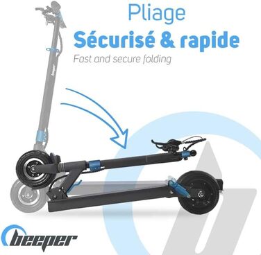 Електросамокат Beeper Speed 20,3 см, 350 Вт, 36 В