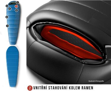 Спальний мішок Husky Long -10°C Мумія для туризму та кемпінгу