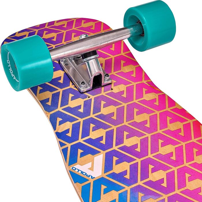 Лонгборд Apollo Dancer 46x9,5 дюймів з підшипниками ABEC 9, стильний круїзер для денсингу, трюків, для професіоналів і новачків
