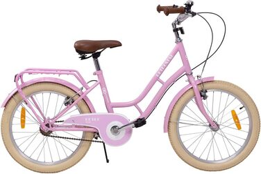 Дитячий велосипед Actionbikes Retrostar 20/24 дюймів, V-Brake, для дівчаток, з крилами, від 6 до 12 років