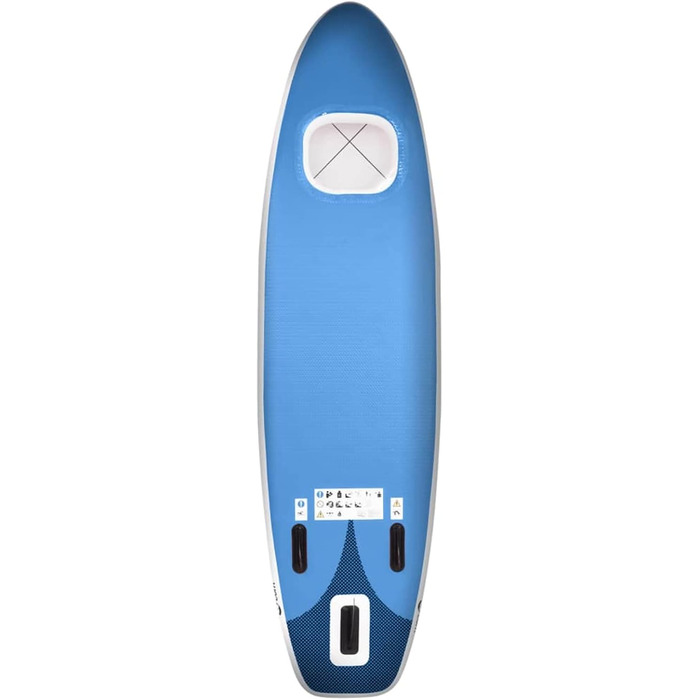 Надувна SUP-дошка CIADAZ 330x76x10 см, морська синя, комплект з веслом, сидінням та аксесуарами для сап-серфінгу