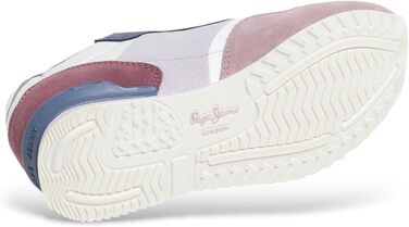 Шкіряні багатоколірні кросівки Pepe Jeans London Print, розмір 38 EU