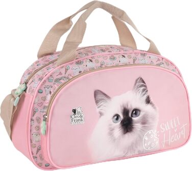 Дитяча спортивна сумка, дорожня сумка для собак, цуценят, хлопчиків та дівчаток, блакитна, 35 x 21 x 15 см, 10 літрів