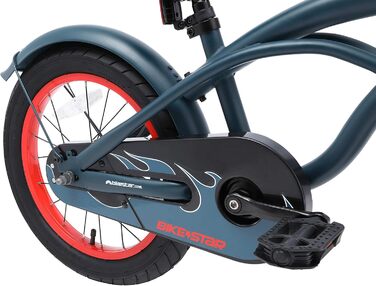 Дитяче велосипед BIKESTAR для хлопчиків 4-5 років | 16-дюймовий круїзний велосипед | Велосипед для дітей | Без ризику - протестуйте